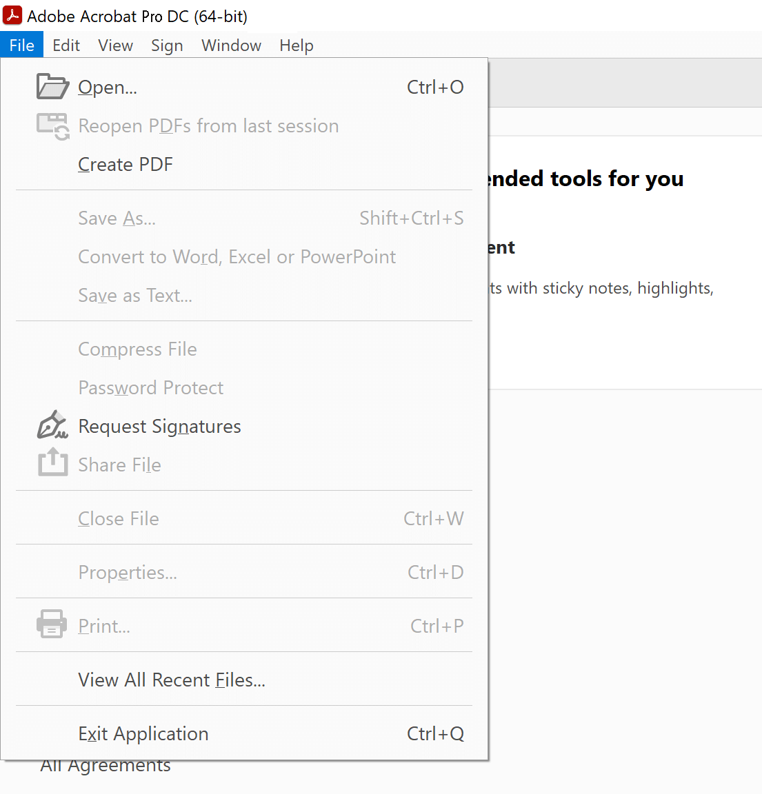 Öppna lösenordsskyddad PDF i Adobe Acrobat Pro DC