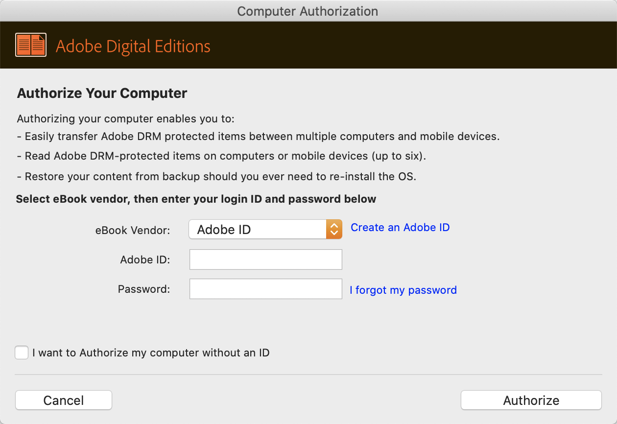 ADE Authorization for Mac