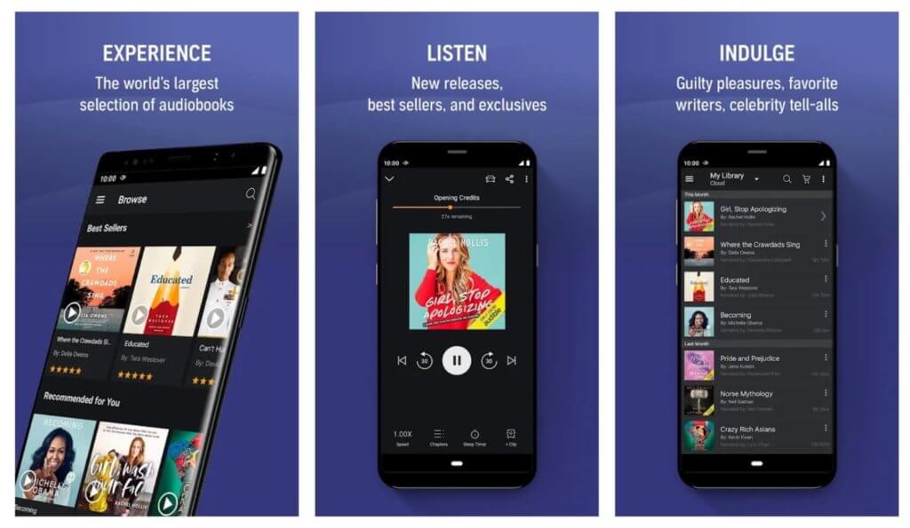 Meilleure application de livres audio pour écouter des livres audio sur Android Filelem