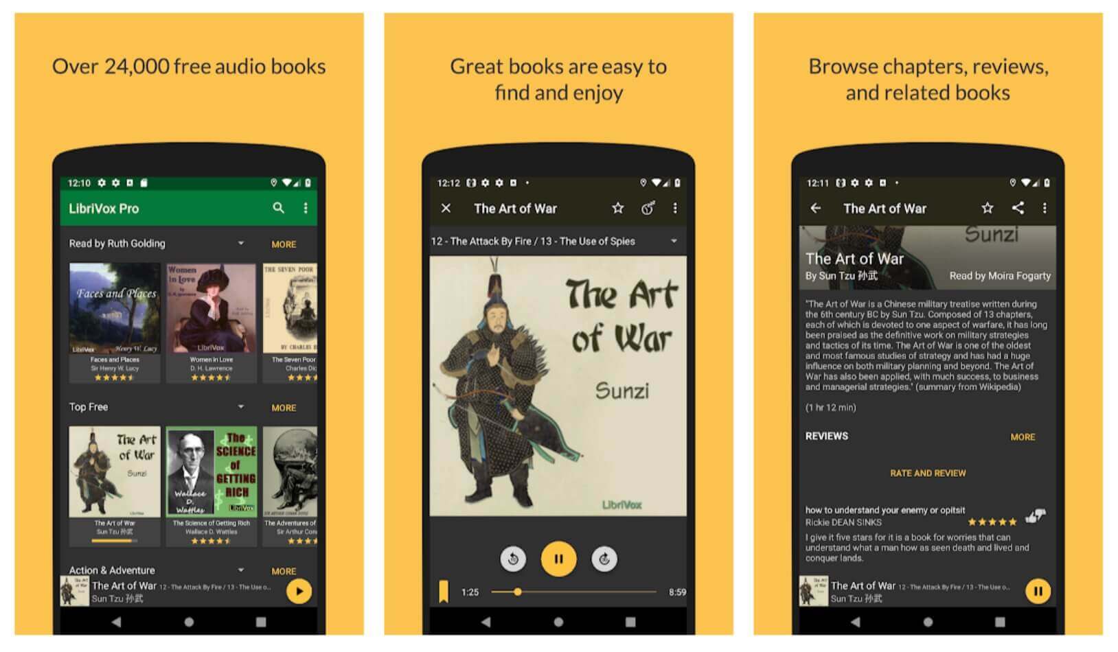 Android LibriVox hljóðbækur