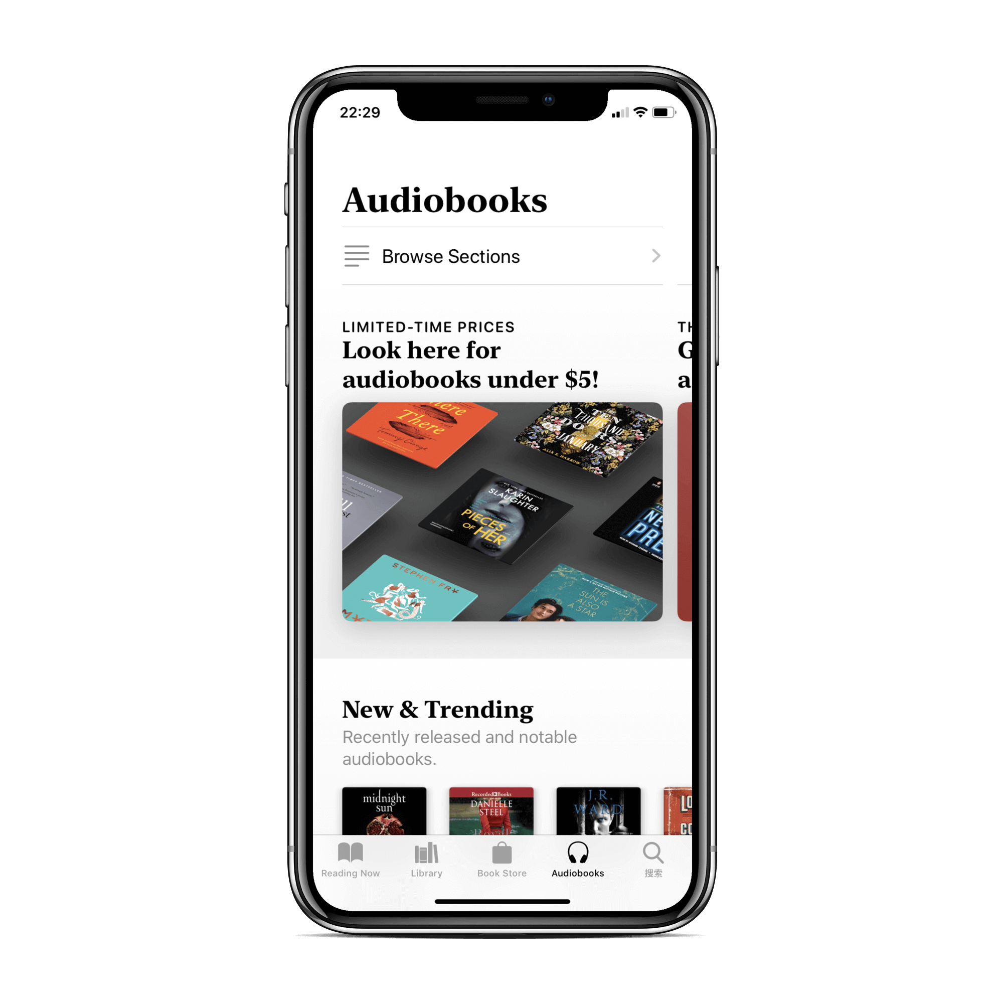 apple books interface