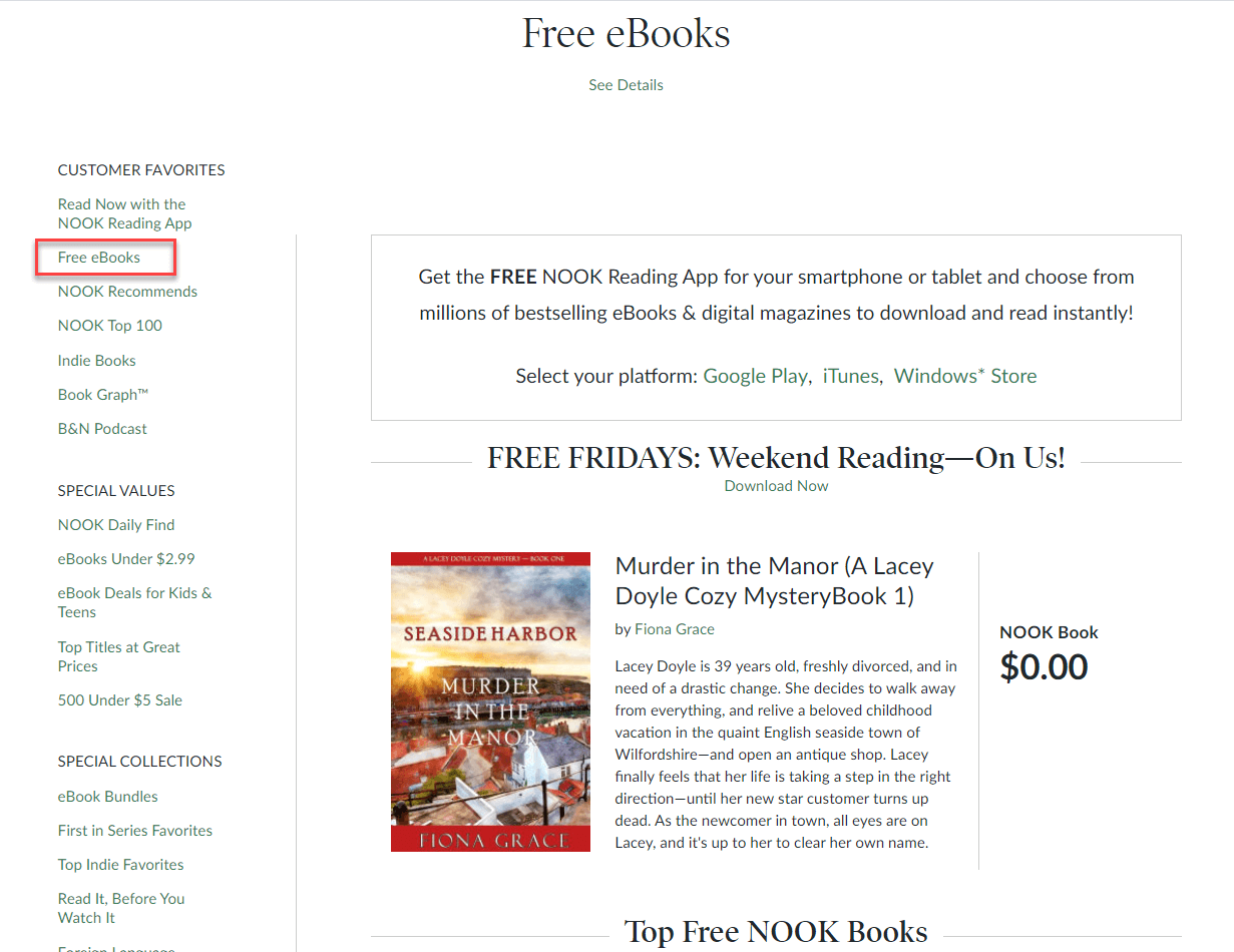 download free ebooks on barnes and noble