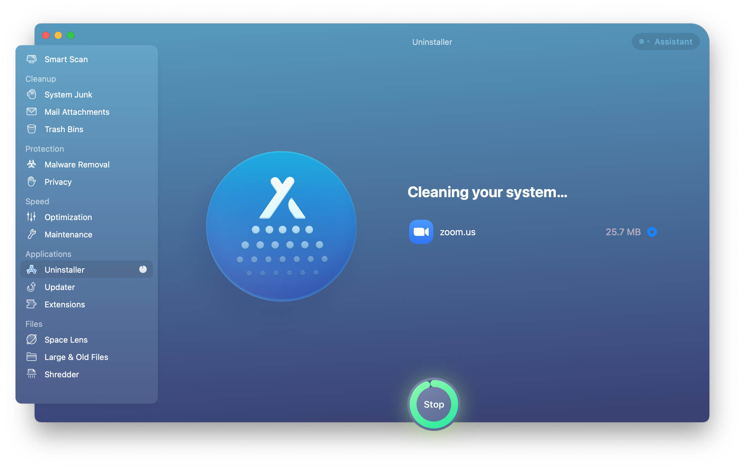 Ang CleanMyMac Pag-uninstall ng Apps Nililinis ang Mac System