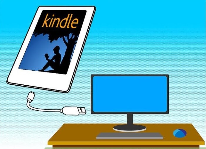 Connect Kindle to Computer with USB Cable