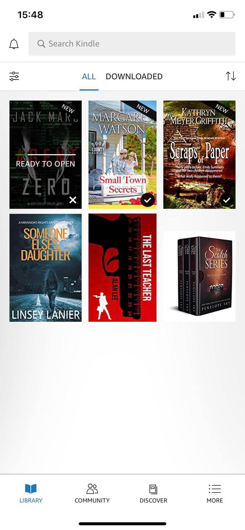 Elŝutu Kindle Books sur Kindle por iPhone