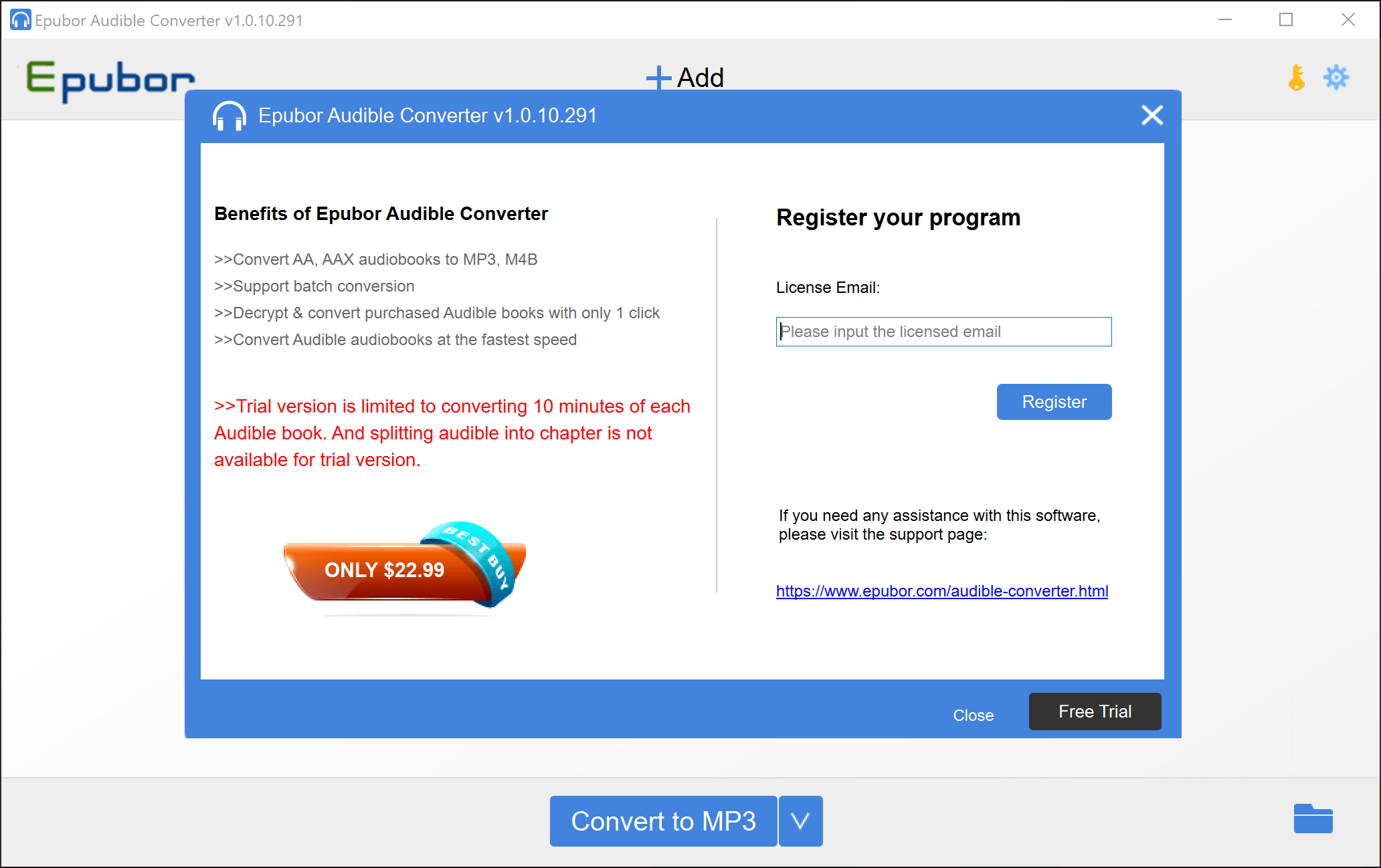 epudor audible converter v.1.0.9.124 license epudor audible converter v.1.0.9.124 license
