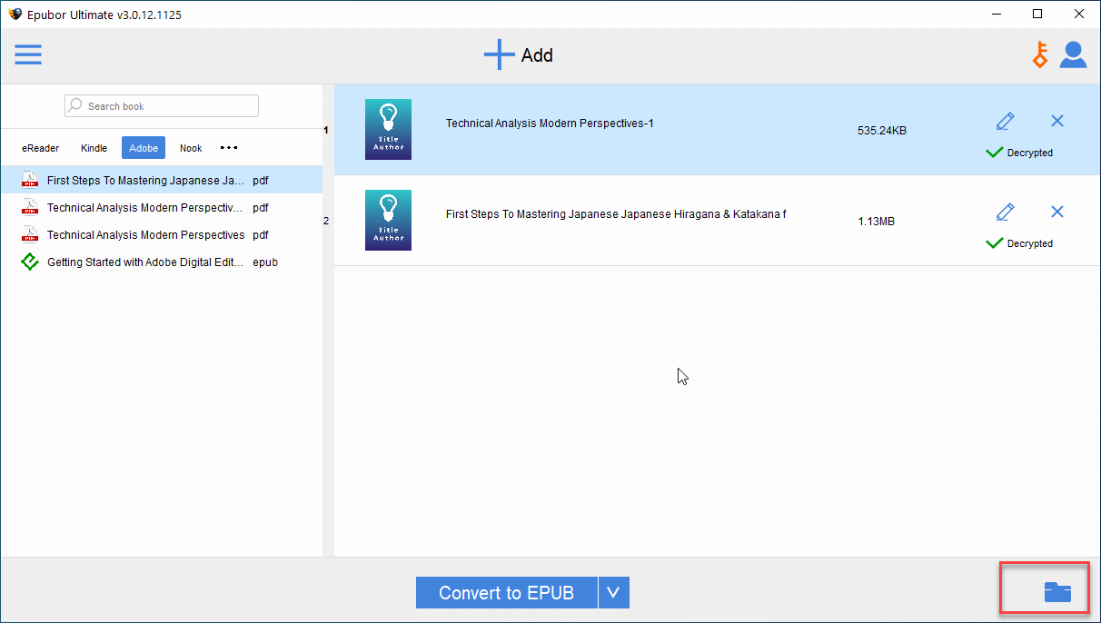 Open the Converted Google Play Books and Print