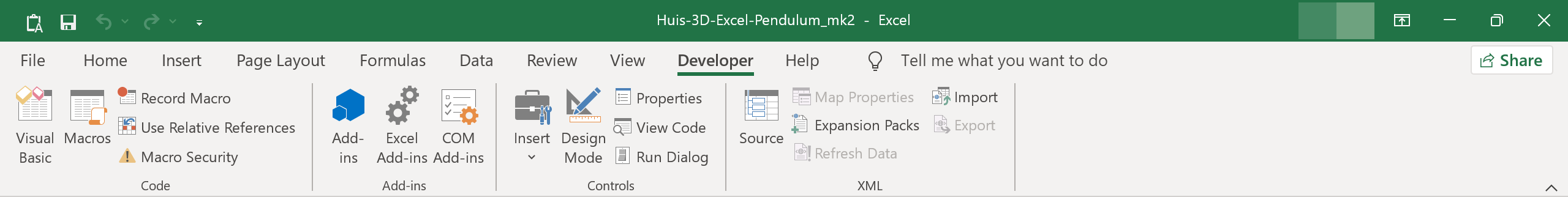 Open Visual Basic for Applications Window in Excel