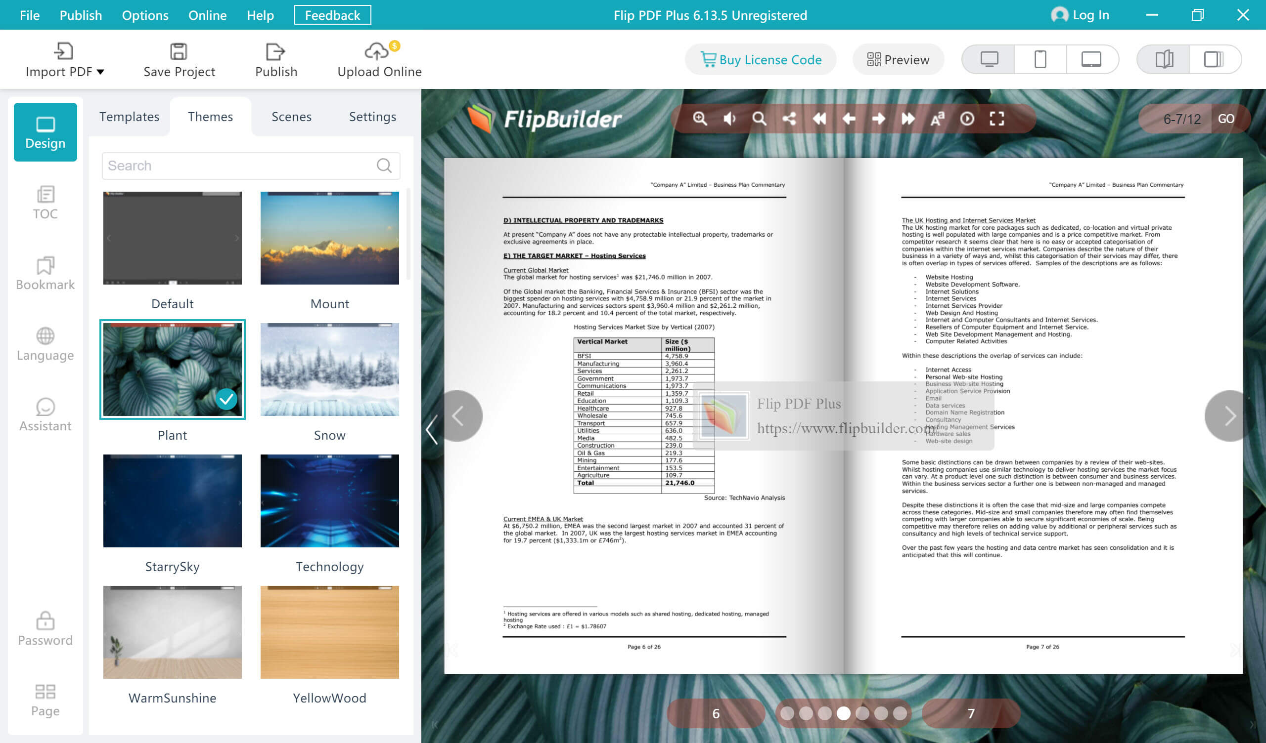 Customize the Design of the Flipbook in Flip PDF Plus