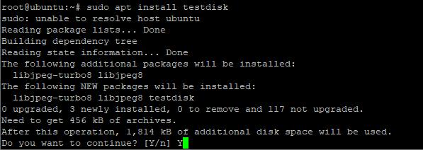 UbuntuとDebianにTestDiskをインストールする