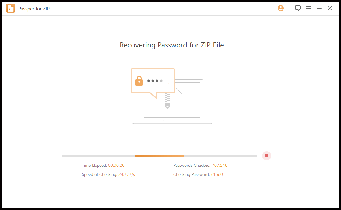 Reakiro de ZIP Pasvorto per Passper por ZIP