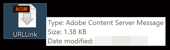 This is an Adobe Content Server Message file URLLink.acsm